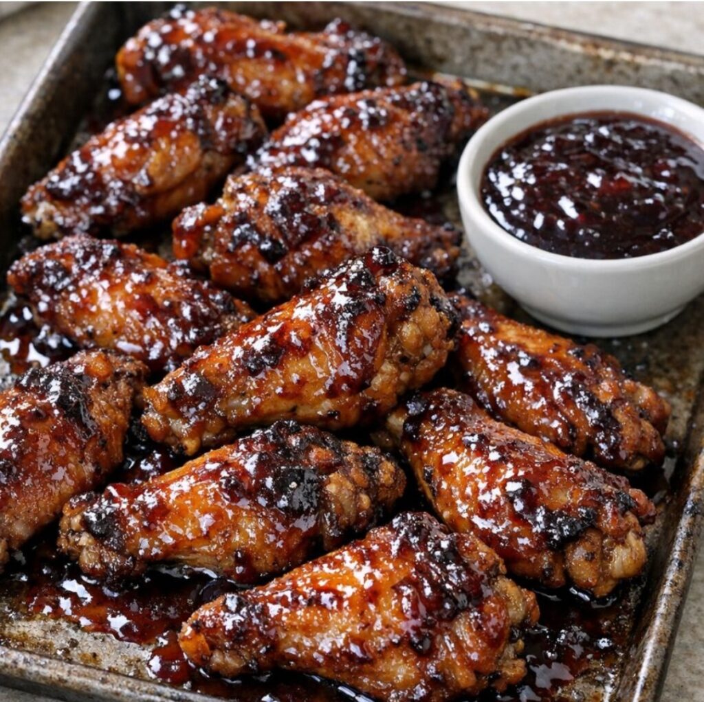 Dump frozen chicken wings Slow Cooker 3-Ingredient