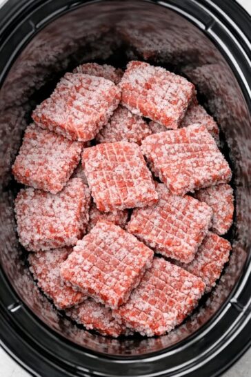 Easy Slow Cooker Beef Steaks — Only 5 Things Needed