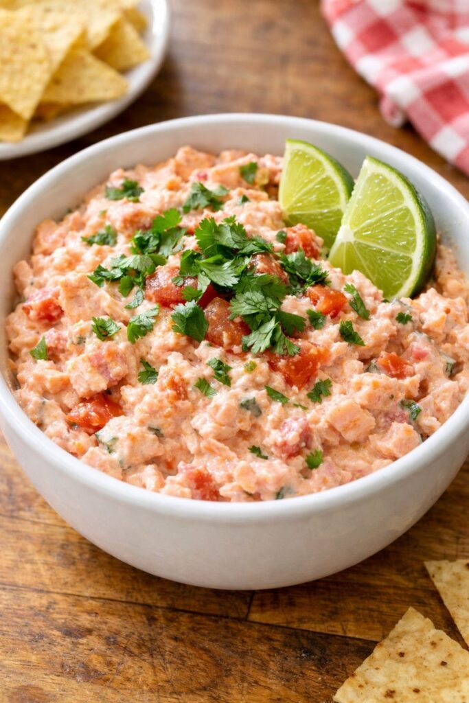Fiesta Salmon Dip Slow Cooker 3-Ingredient
