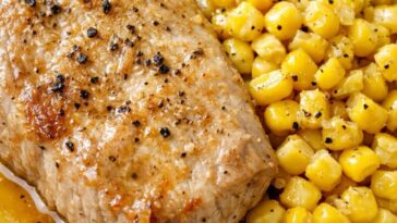 Foil Pork Chops and Corn Slow Cooker