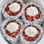 Foil Wrapped Strawberry Dump Cakes Slow Cooker