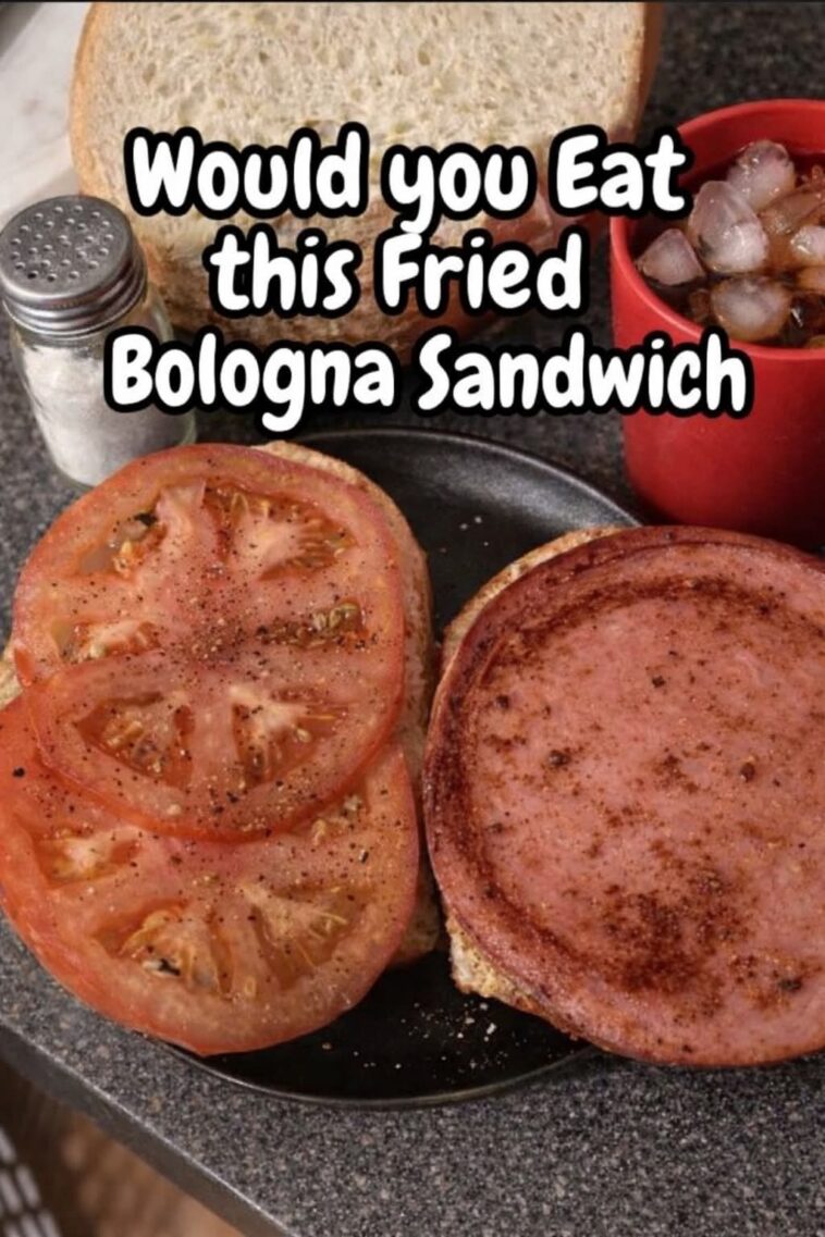 Fried Bologna Sandwich