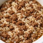 Ground Beef and Rice Slow Cooker