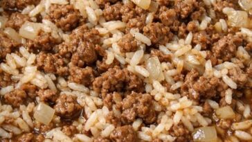 Ground Beef and Rice Slow Cooker