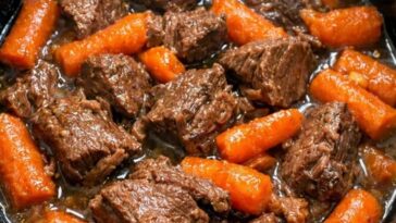 Hard Times Beef and Carrots Slow Cooker