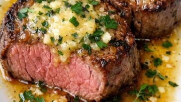Herb Butter Filet Mignon Slow Cooker 4-Ingredient