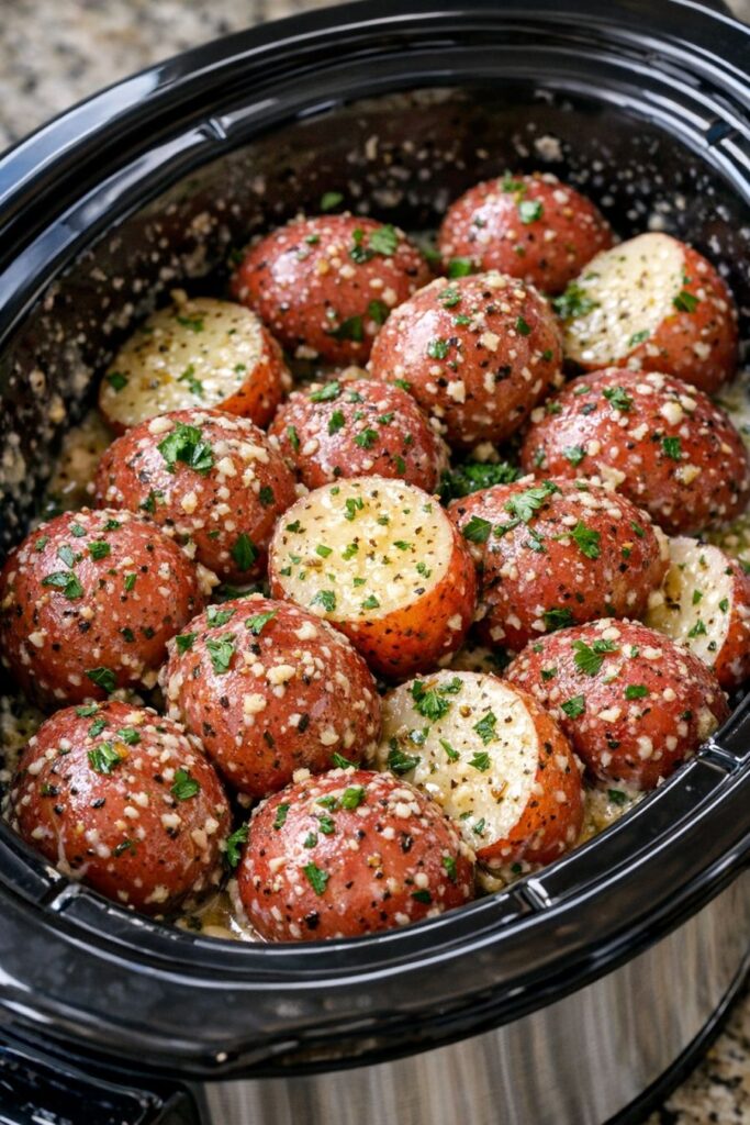 Herb Ranch Red Potatoes Slow Cooker