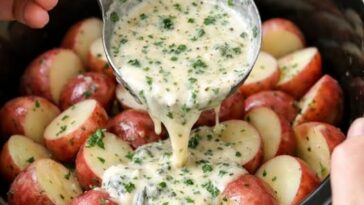 Herb Ranch Red Potatoes Slow Cooker