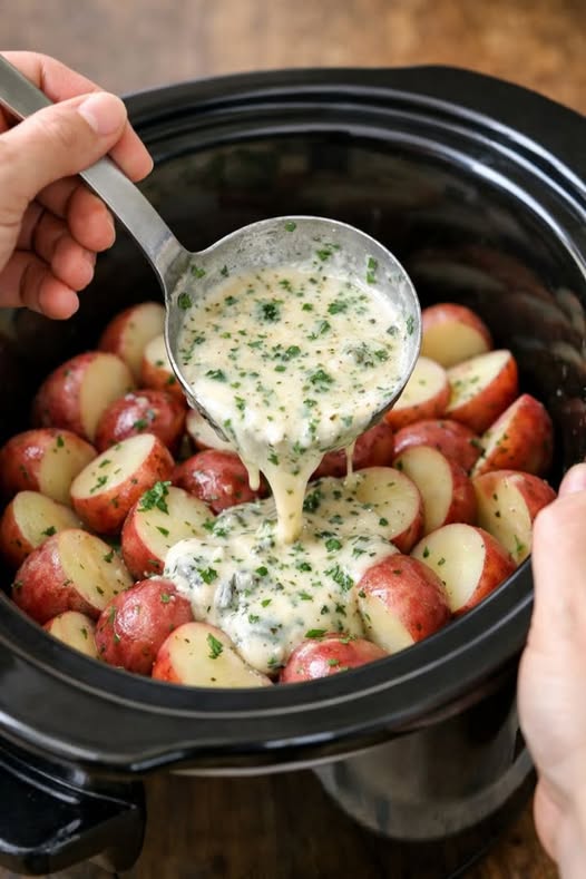 Herb Ranch Red Potatoes Slow Cooker