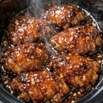 Honey Garlic Chicken Slow Cooker 3-Ingredient