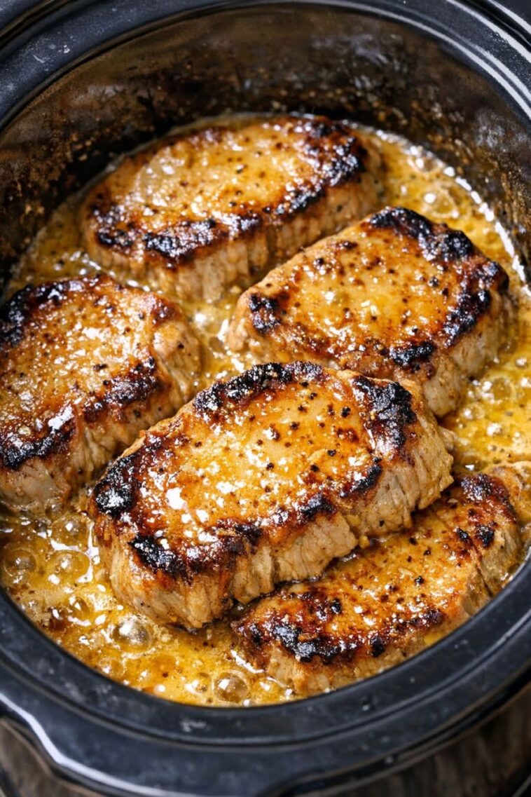 Honey Mustard Pork Slow Cooker