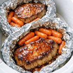 Honey Pork Chops in Foil Packets Slow Cooker