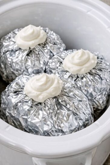 Horseradish Beef Packets Slow Cooker