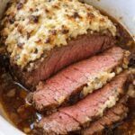 Horseradish Crusted Beef Roast Slow Cooker