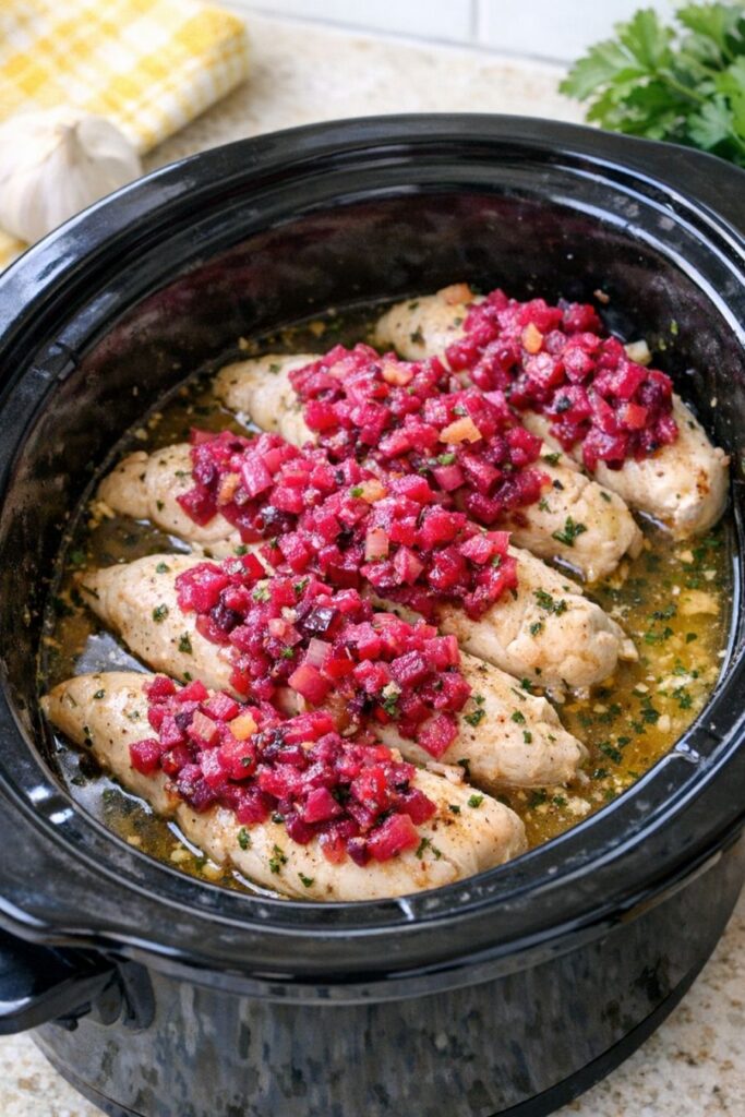 Late April Chicken Slow Cooker