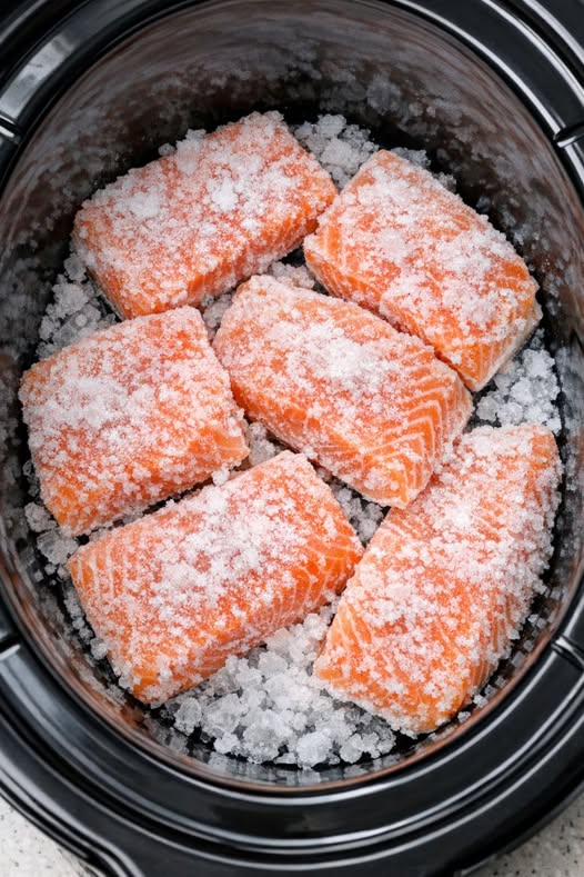 Lemon Dill Salmon (From Frozen) Slow Cooker