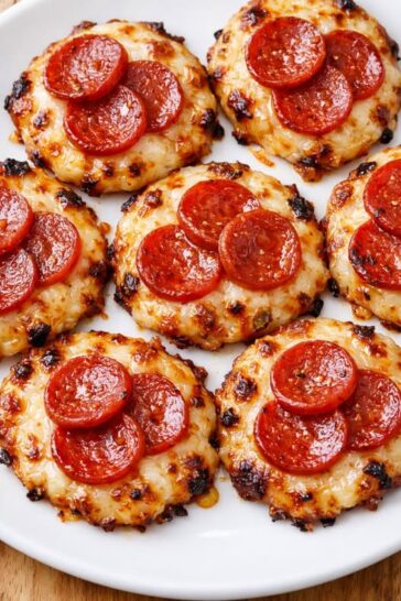 Low Carb Pizza Bites 3-Ingredient