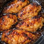 Maple Glazed Chicken Slow Cooker 3-Ingredient