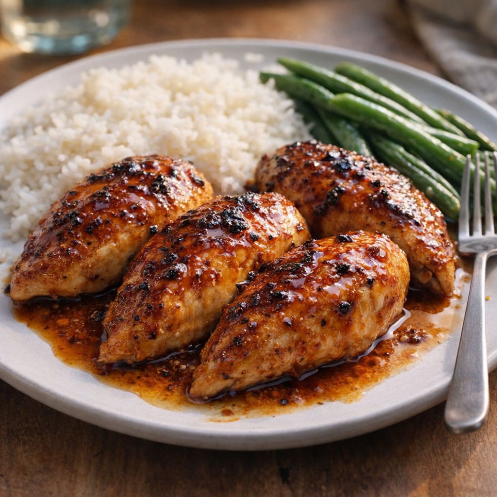 Maple Glazed Chicken Slow Cooker 3-Ingredient
