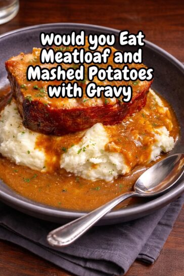 Meatloaf and Mashed Potatoes with Gravy