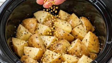 Mustard Seed Potatoes In Slow Cooker
