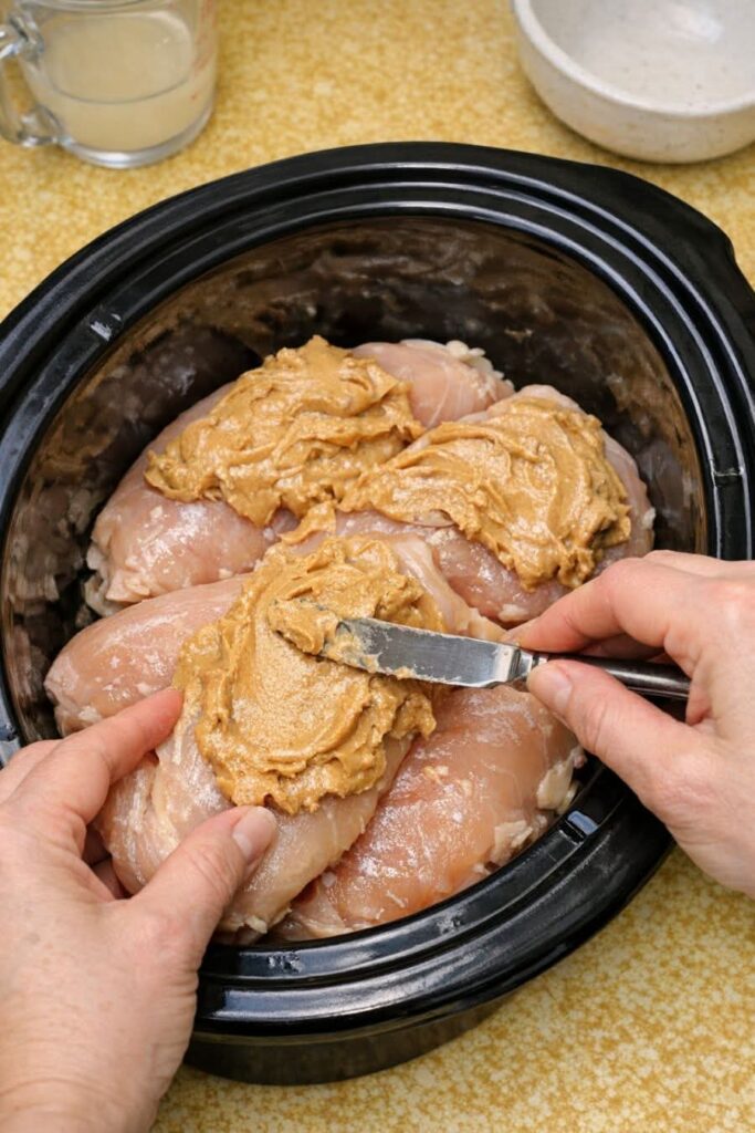 Poor Man's Peanut Butter Chicken Slow Cooker