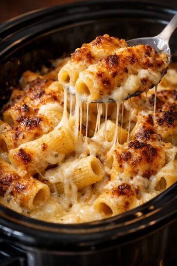 Poor Man’s Spring Tortiglioni - 5-Ingredient - Slow Cooker