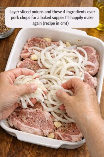 Pork Chop & Onion Bake Oven 5-Ingredient.