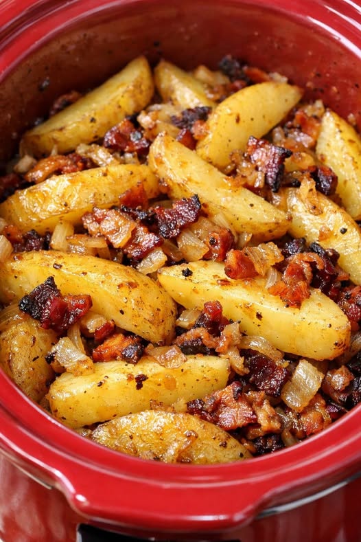 Potato and Bacon Ends Slow Cooker