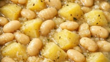 Potato and Butter Beans Slow Cooker 3-Ingredient