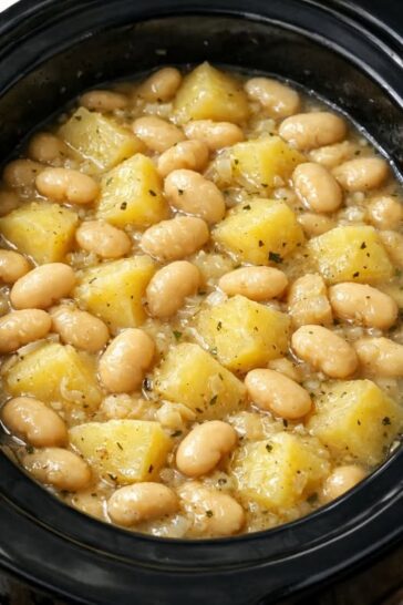 Potato and Butter Beans Slow Cooker 3-Ingredient