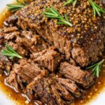 Rosemary Dijon Beef Roast Slow Cooker