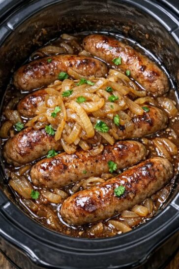 Sausages and Onions Slow Cooker 4-Item