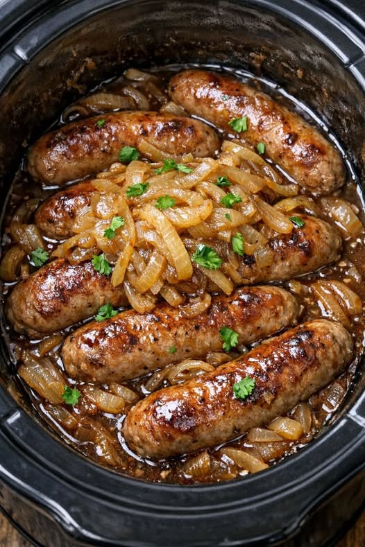 Sausages and Onions Slow Cooker 4-Item