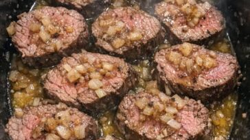 Shallot Butter Beef Tenderloin Slow Cooker
