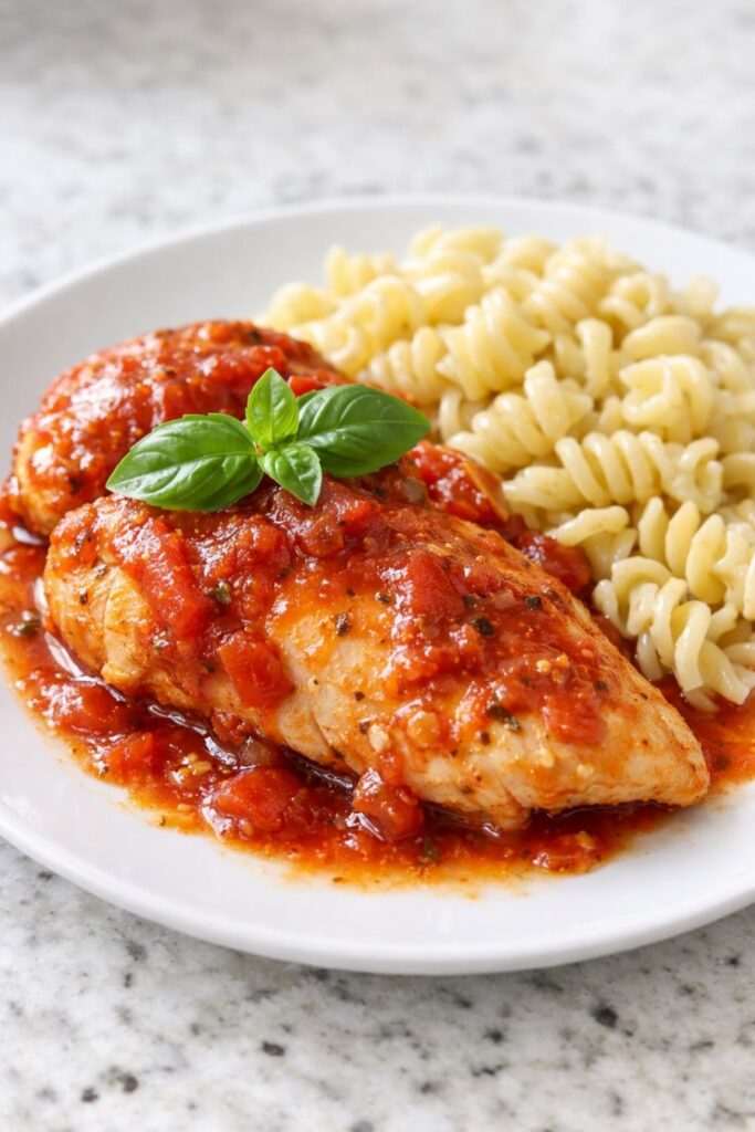 Shortcut Chicken Cacciatore Slow Cooker