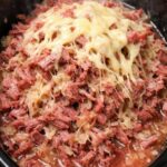 Shredded Reuben Beef Slow Cooker 4-Ingredient
