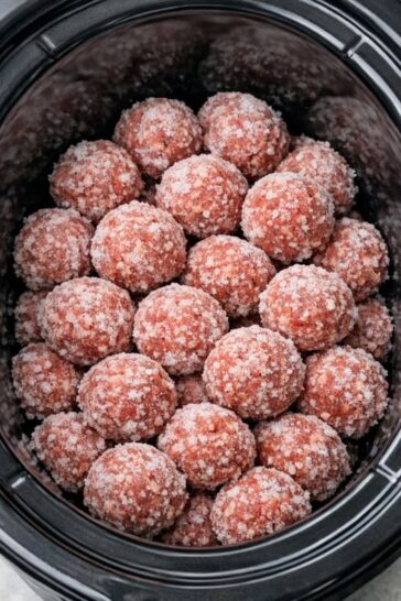Slow Cooker Beef Meatballs