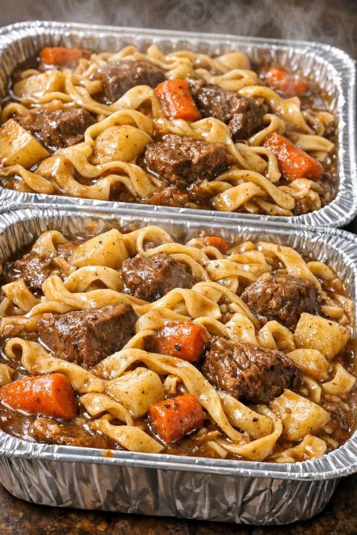 Beef & Noodle Stew Slow Cooker