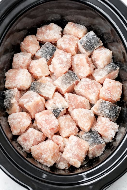 Slow Cooker Catfish Nuggets 4-Ingredient