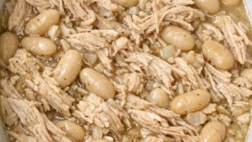 Slow Cooker Chicken & Beans:
