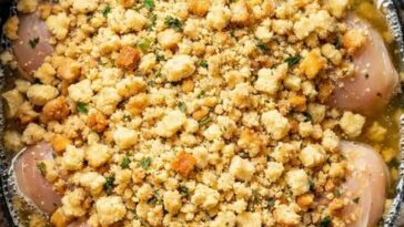 Slow Cooker Chicken & Stuffing 3-Ingredient