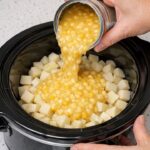 Slow Cooker Creamed Corn Potatoes 4-Ingredient