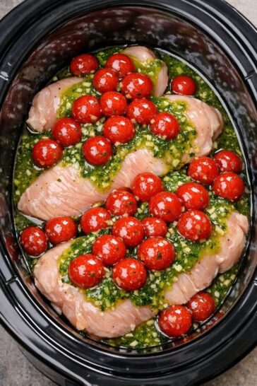 Slow Cooker Fiesta Chicken 4-Ingredient