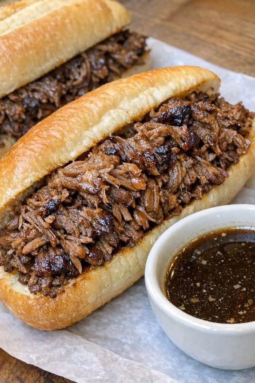 Slow Cooker French Sandwiches