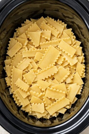 Slow Cooker Lasagna for Patriots Day