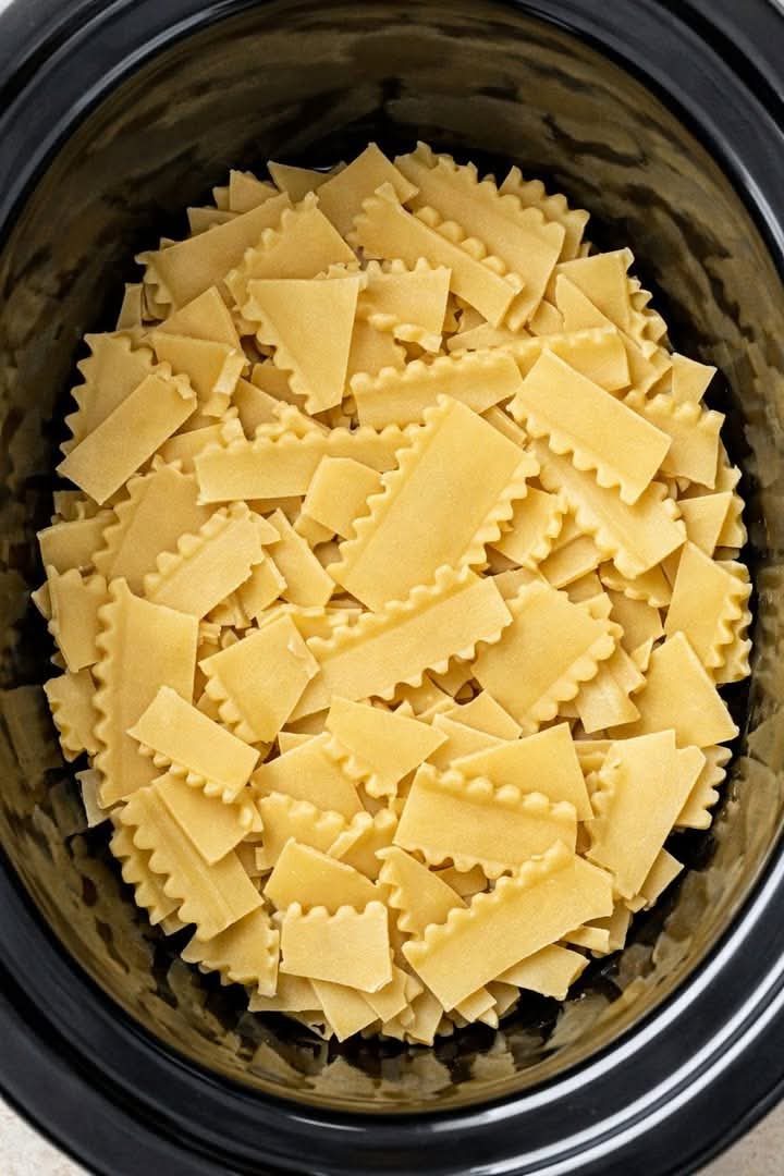 Slow Cooker Lasagna for Patriots Day