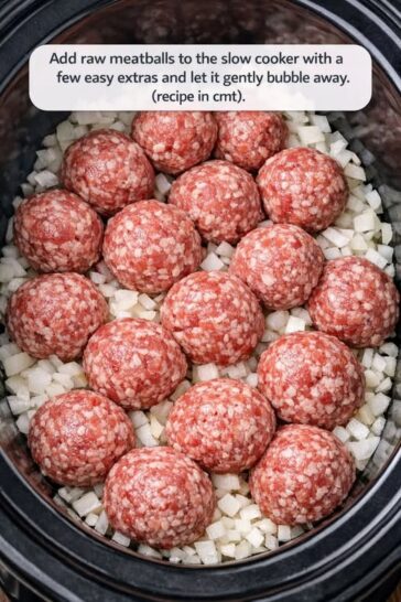 Slow Cooker Meatball Dinner 5-Ingredient