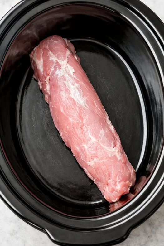 Slow Cooker Pork Tenderloin 4-Ingredient
