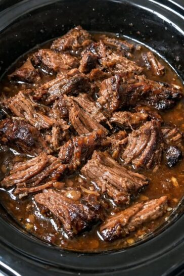 Slow Cooker Pot Roast 3 Ingredients